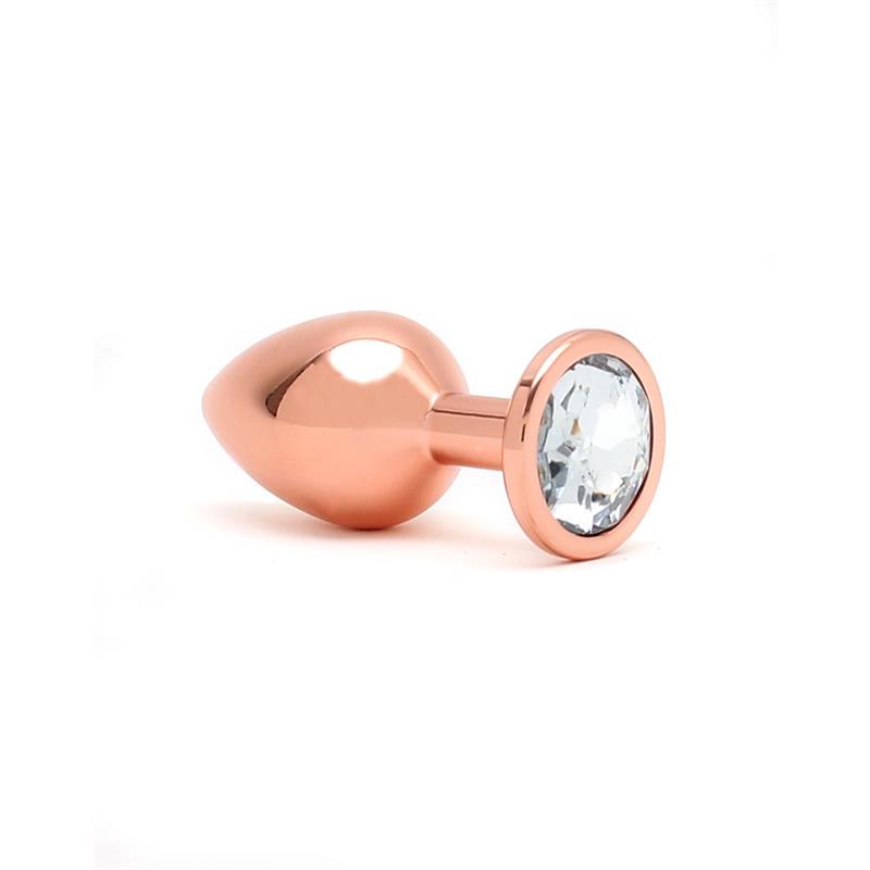 Plug Anal con Joya Pisa Rose Gold - Imagen 5