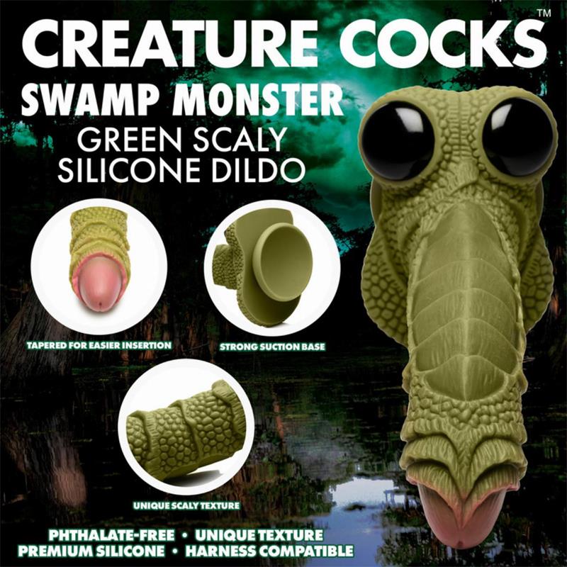 Scaled Swamp Monster Dildo 9.4 - Imagen 6