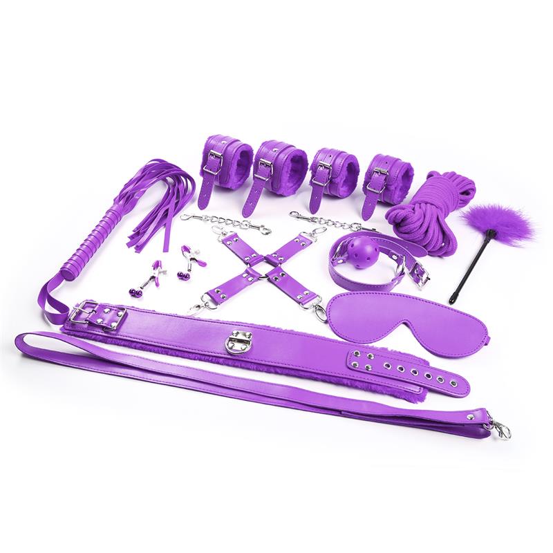 Set Bondage de 10 Piezas Púrpura - Imagen 5