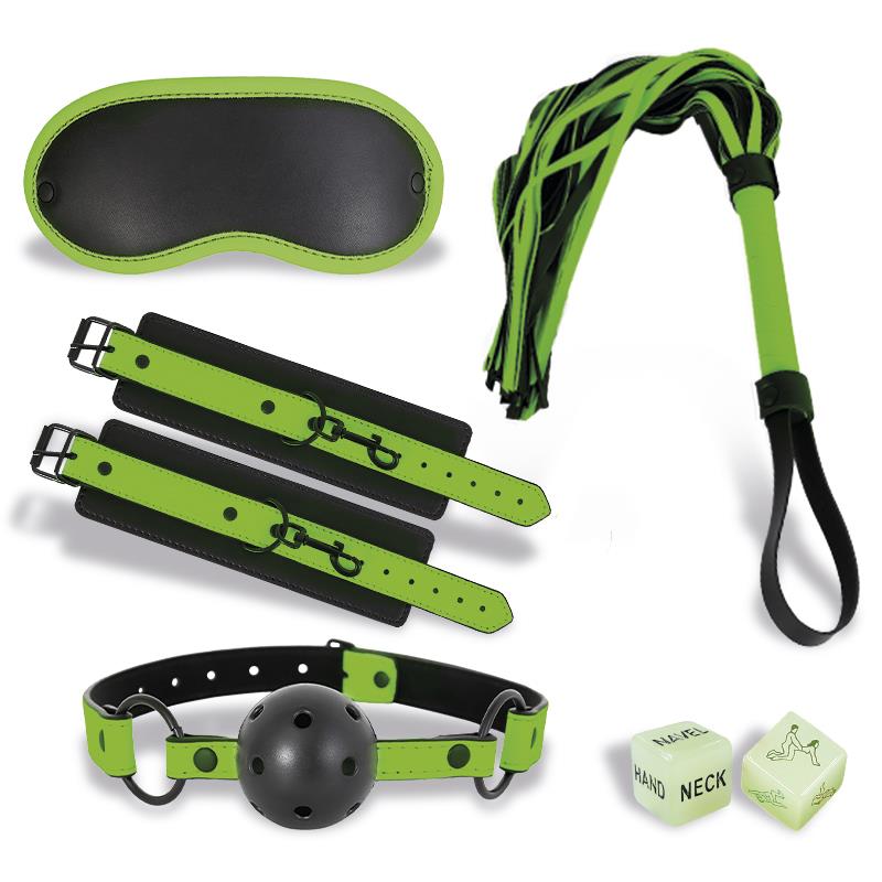 Set de Bondage con 5 Piezas que Brillan en la Oscuridad - Imagen 3