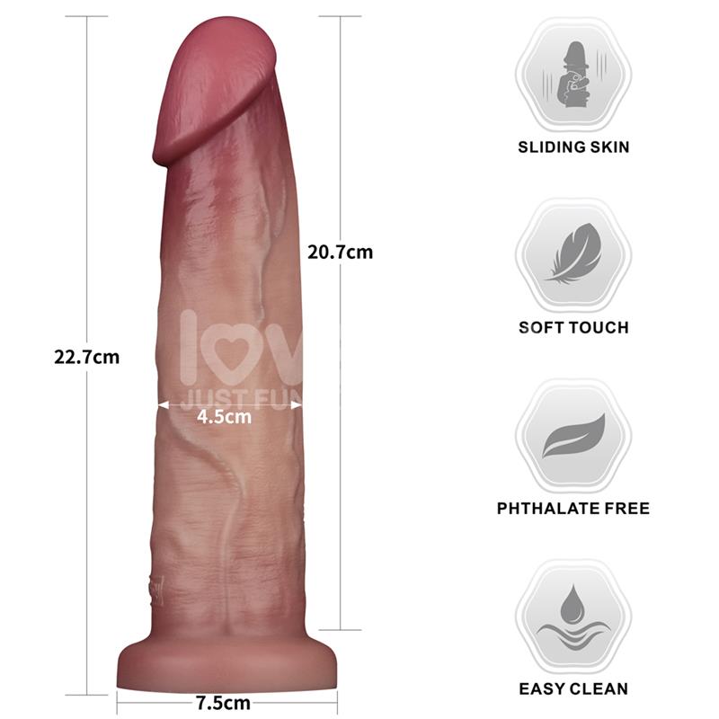 Sliding PRO II Dildo Piel Deslizante-Retractil Dual-layer 9 - Imagen 16