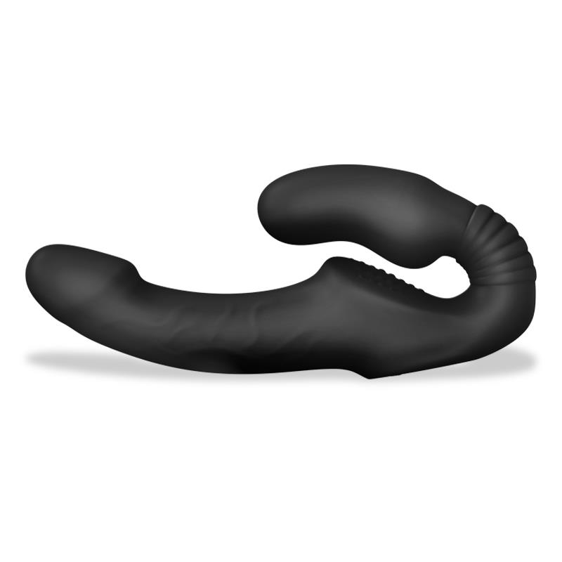 Strap on Vibrador Doble sin Arnés con Control Remoto - Imagen 4