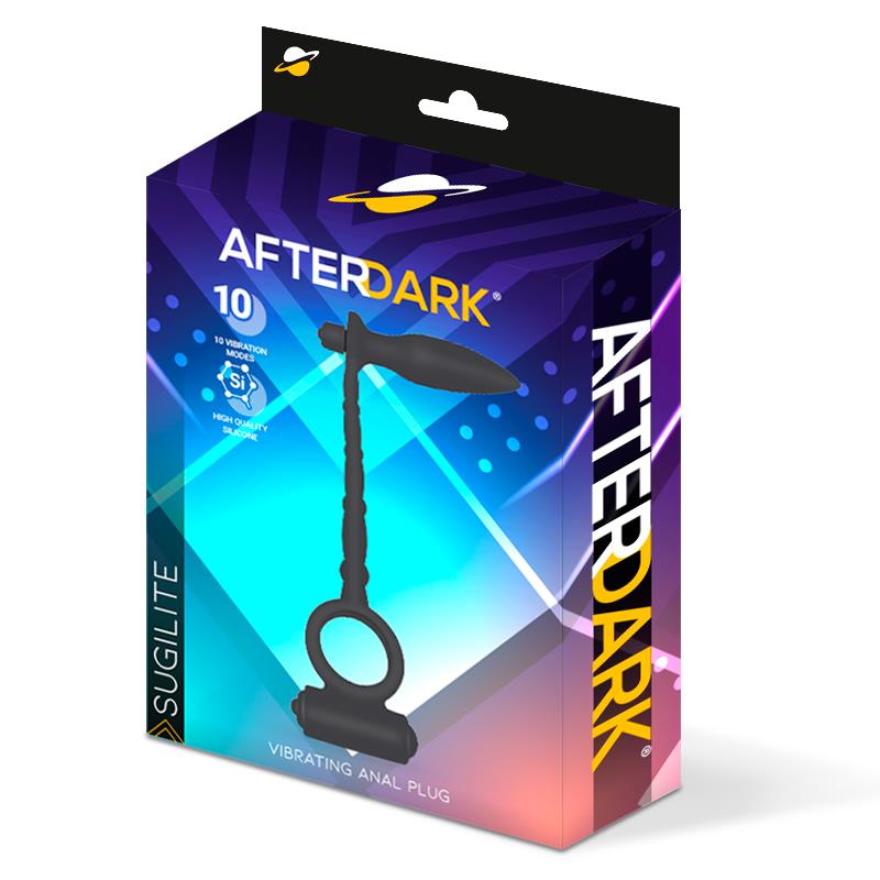 Sugilite Plug Anal con Vibración y Anillo para el Pene con Vibración - Imagen 3