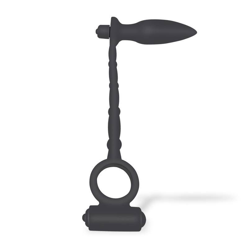 Sugilite Plug Anal con Vibración y Anillo para el Pene con Vibración - Imagen 4