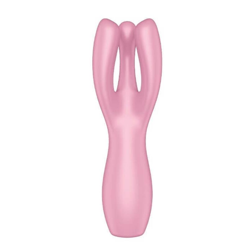 Threesome 3 Lay-on Vibrador 3 Motores Rosa - Imagen 4