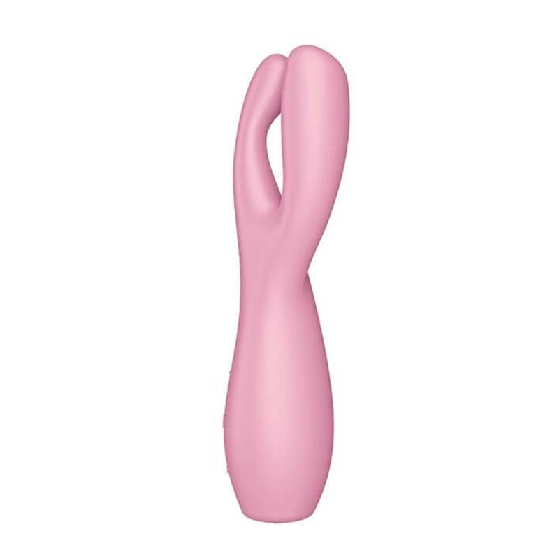Threesome 3 Lay-on Vibrador 3 Motores Rosa - Imagen 5