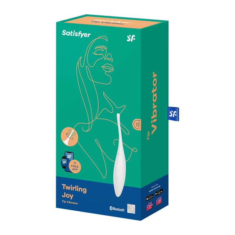 Twirling Joy Estimulador Giratorio con APP Blanco - Imagen 4
