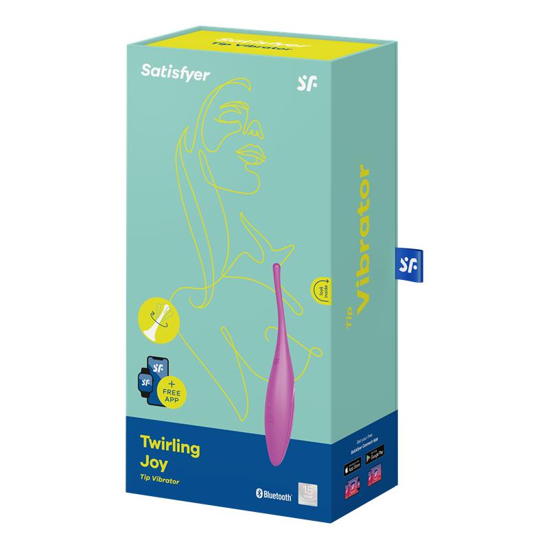 Twirling Joy Estimulador Giratorio con APP Fuchsia - Imagen 4