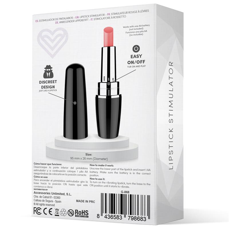 Viblips Estimulador Pintalabios Negro - Imagen 5