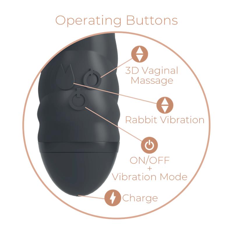 Vibrador con Rotación 360° Twister - Imagen 5
