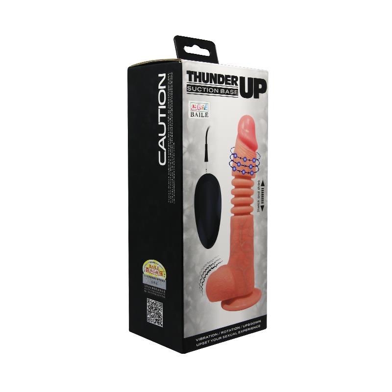 Vibrador con Rotación y Movimiento Telescópico Thunder Up - Imagen 3