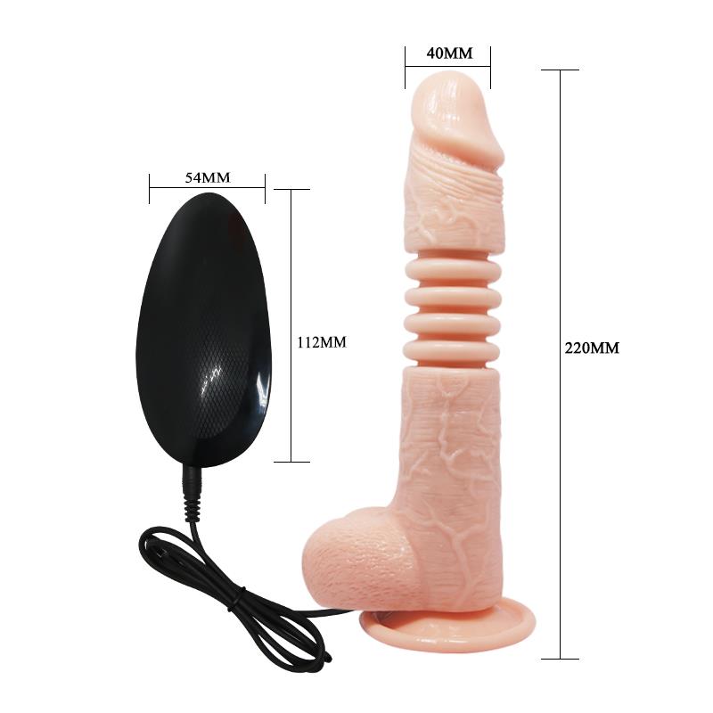 Vibrador con Rotación y Movimiento Telescópico Thunder Up - Imagen 5