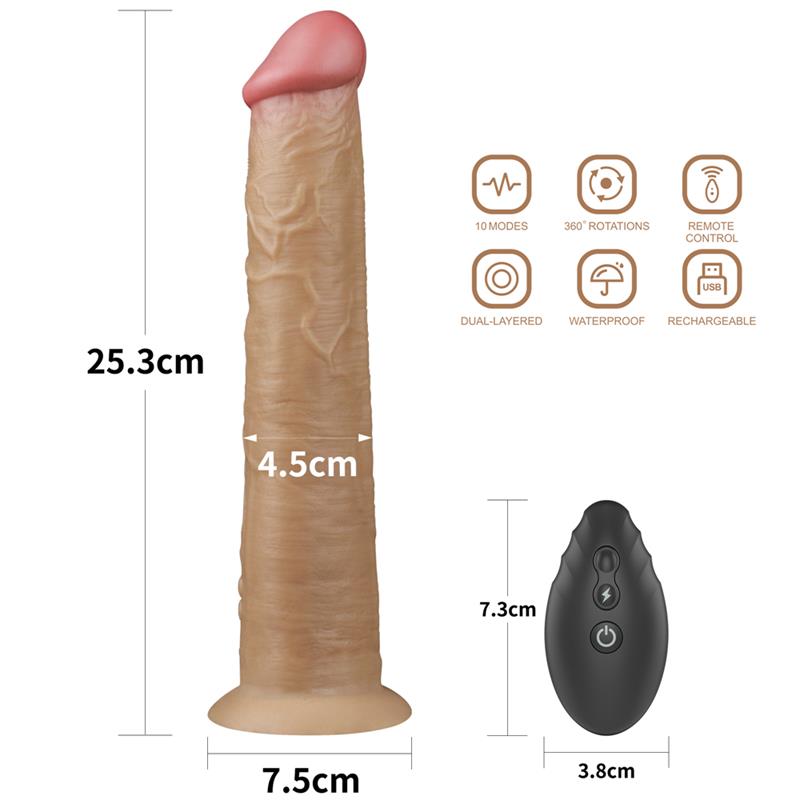 Vibrador Realista con Rotación Doble Capa 10 - Imagen 3