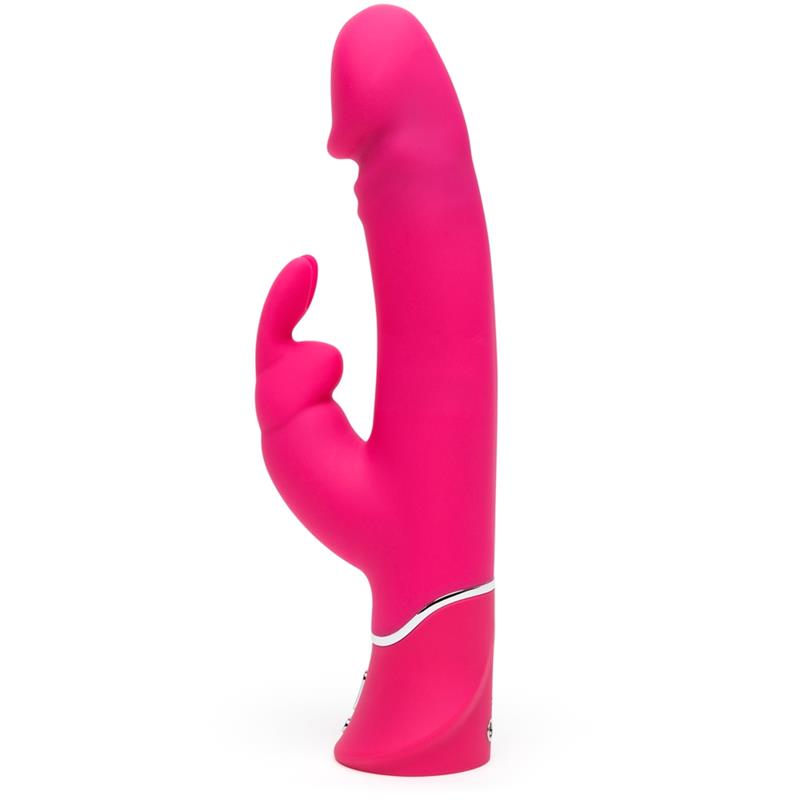 Vibrador Realistic Dual Density Rabbit Rosa - Imagen 5