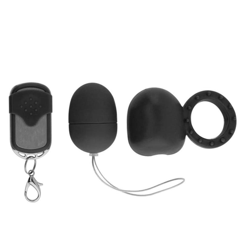 Anillo Vibrador con Control Remoto Negro - Imagen 4