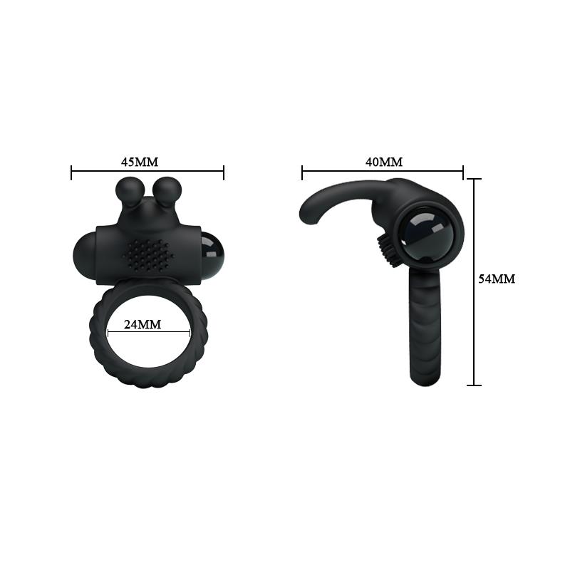 Anillo Vibrador Eudora Color Negro - Imagen 5