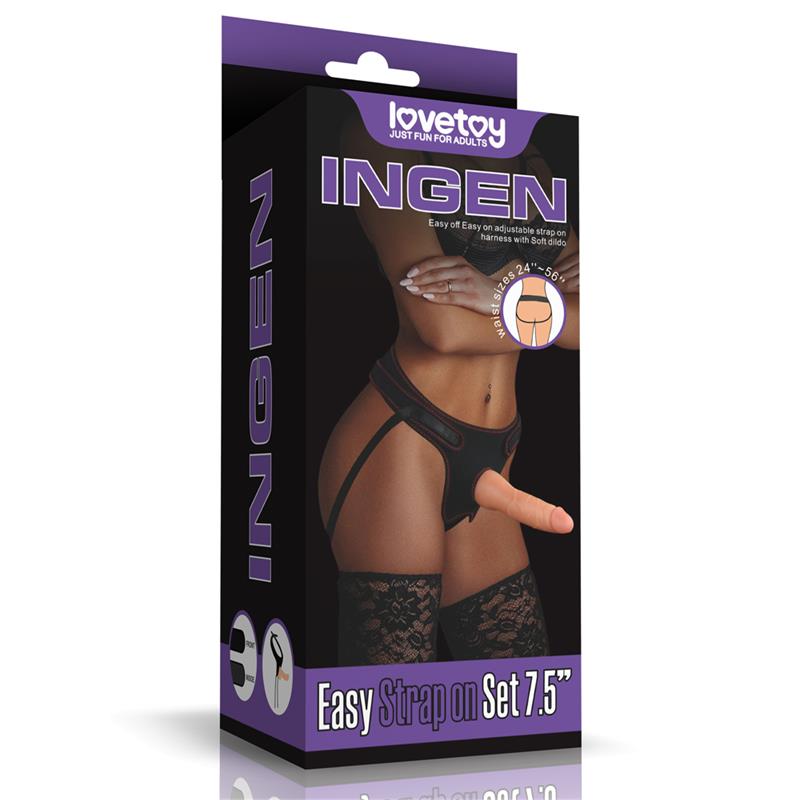 Arnés con Dildo Easy Strapon 7.5 - Imagen 4