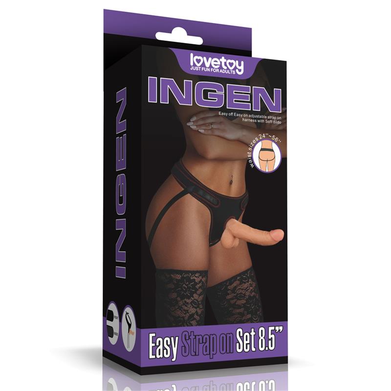 Arnés con Dildo Easy Strapon 8.5 - Imagen 10