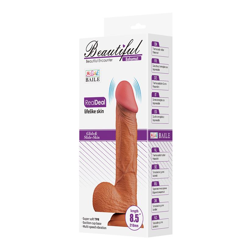 Bahamut Dildo con Vibración y Control Remoto 8.5 - Imagen 4