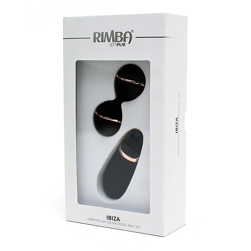 Bolas Kegel con Control Remoto y Estimulador Ibiza Negro - Imagen 3