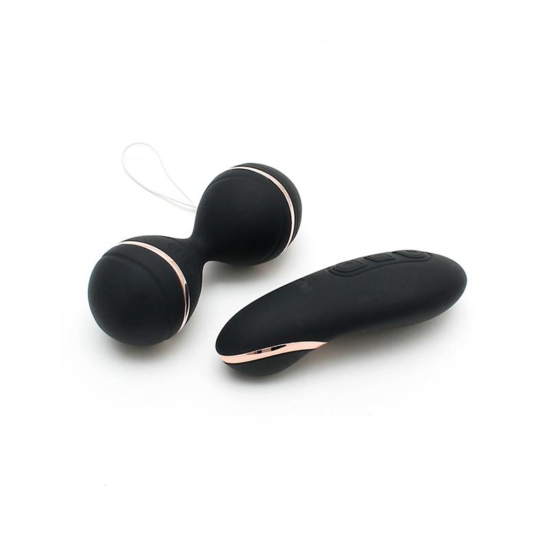 Bolas Kegel con Control Remoto y Estimulador Ibiza Negro - Imagen 6