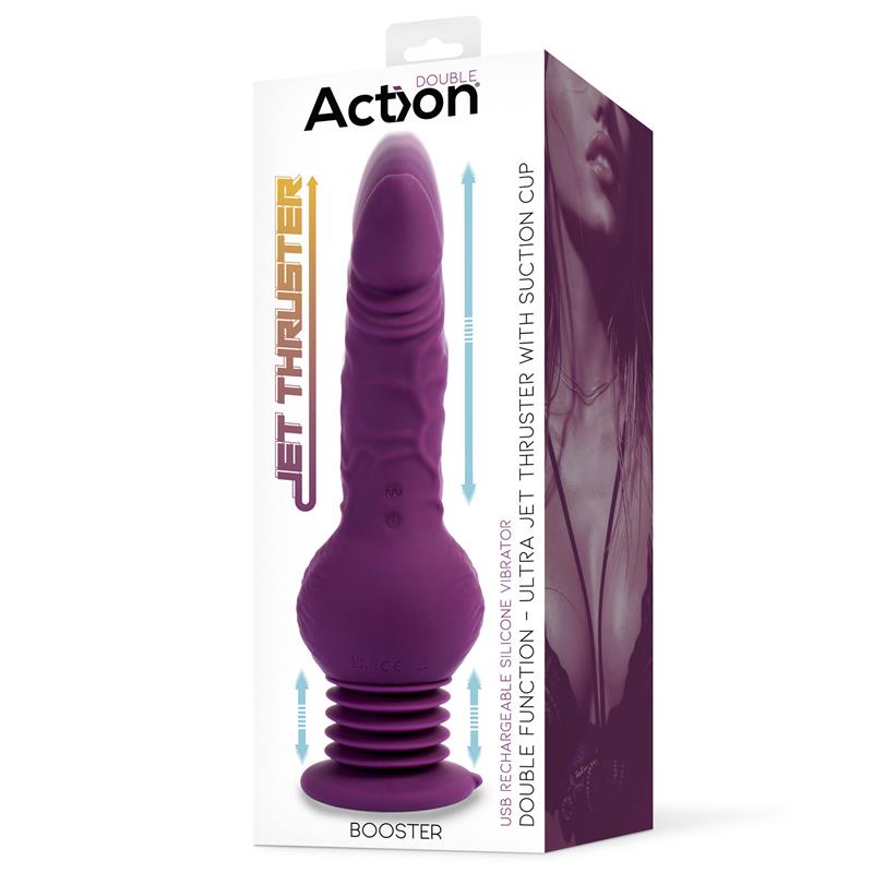 Booster Vibrador con Thrusting Ultra Jet Thruster con Potente Ventosa - Imagen 3