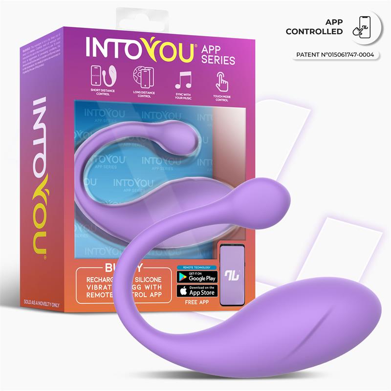 Bulby Huevo Vibrador con APP Lavanda - Imagen 5
