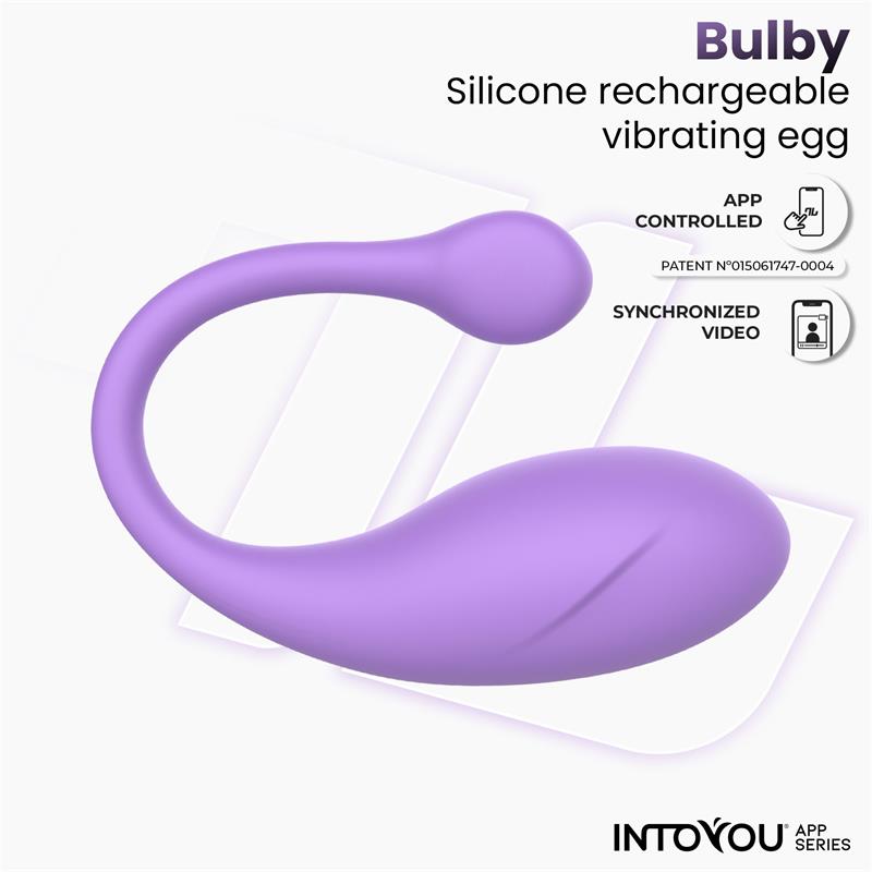 Bulby Huevo Vibrador con APP Lavanda - Imagen 6