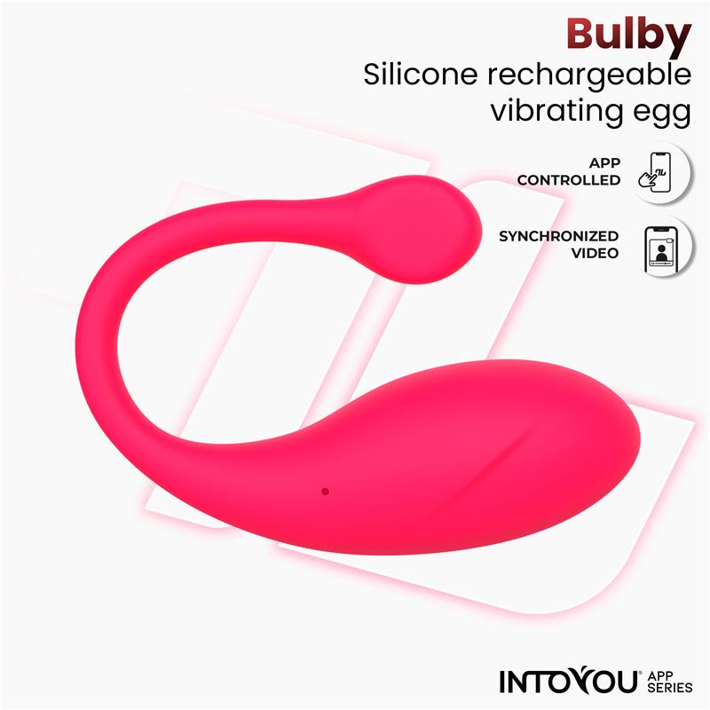 Bulby Huevo Vibrador con APP Rosa Intenso - Imagen 6