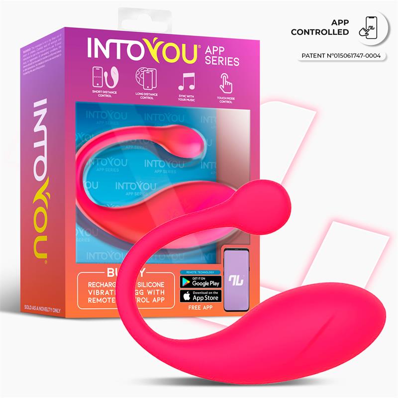 Bulby Huevo Vibrador con APP Rosa Intenso - Imagen 9