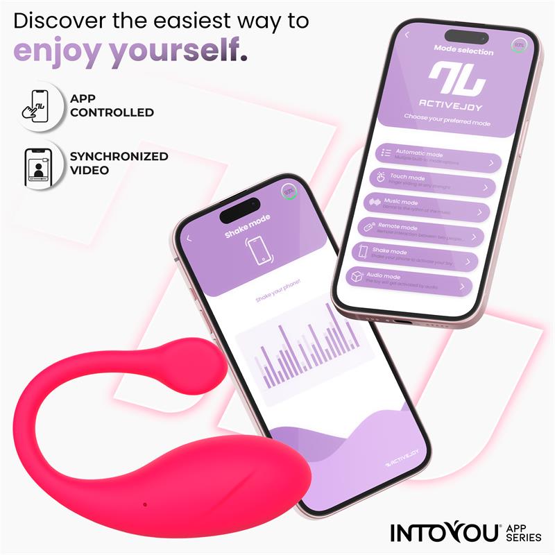 Bulby Huevo Vibrador con APP Rosa Intenso - Imagen 10
