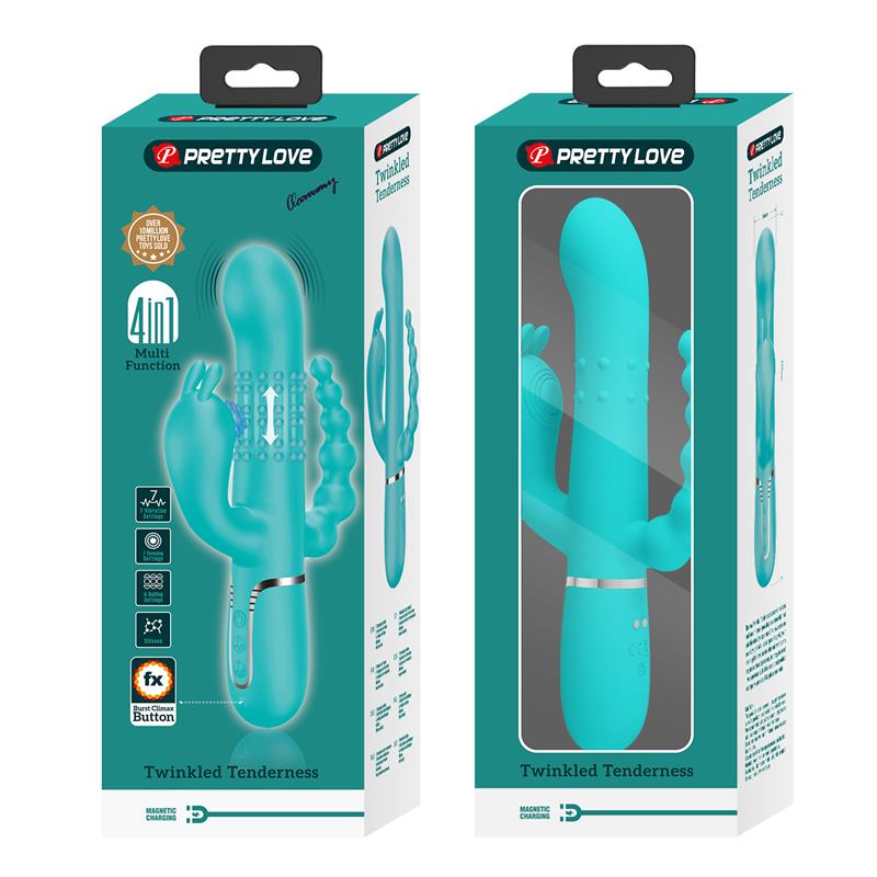 Cammy Vibrador con Bolas Rotadoras y Cadena Anal - Imagen 12