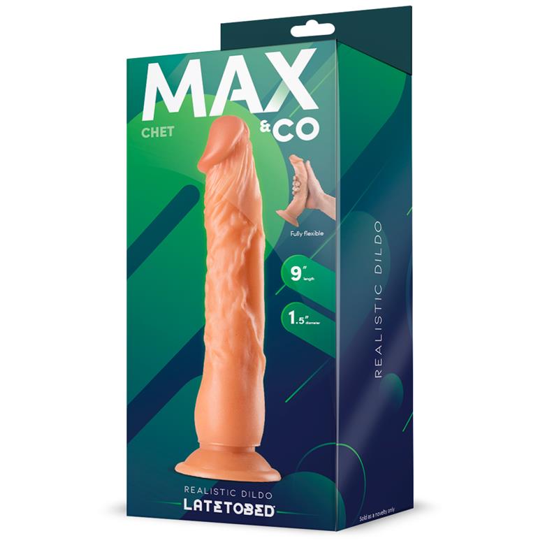 Chet Dildo Realista Natural 9 - 23 cm - Imagen 5