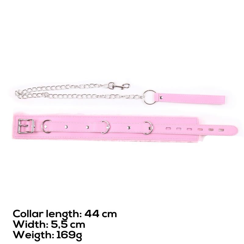 Collar con Correa Rosa Pastel - Imagen 6