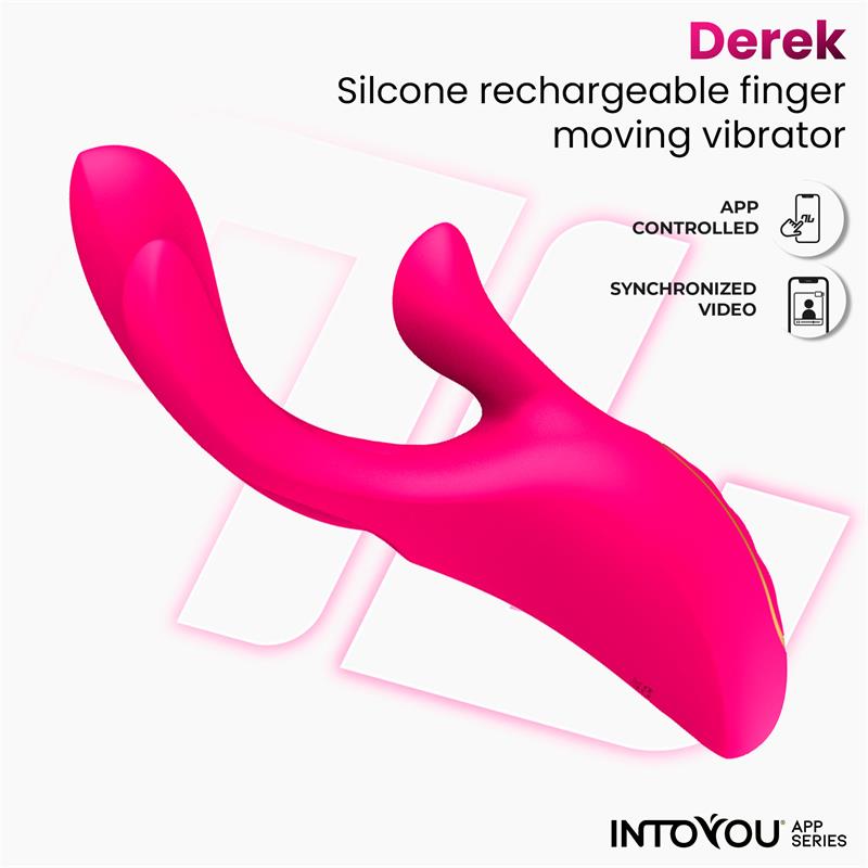 Derek Vibrador con Movimiento Finger 3 Motores y APP - Imagen 3