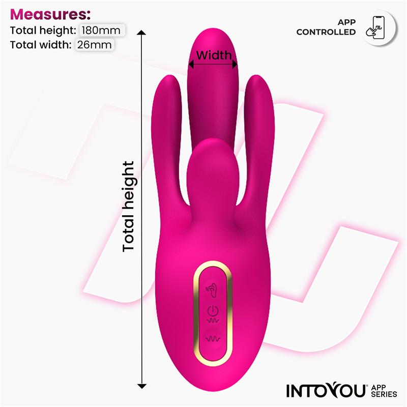 Derek Vibrador con Movimiento Finger 3 Motores y APP - Imagen 8