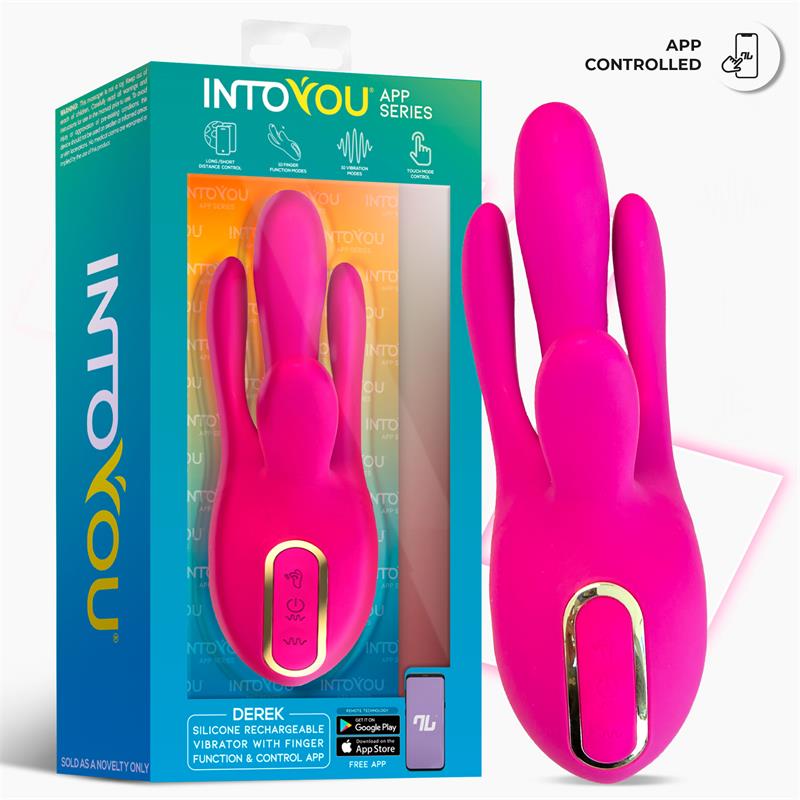 Derek Vibrador con Movimiento Finger 3 Motores y APP - Imagen 10