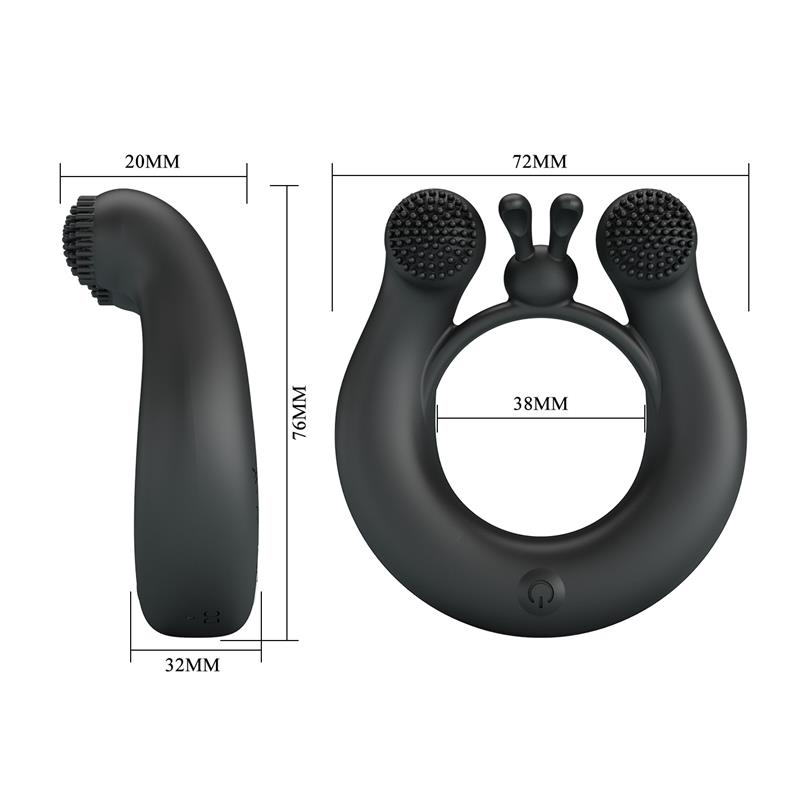 Dhalia Anillo para el Pene con Vibración - Imagen 11