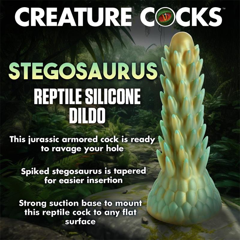 Dildo Dragón Stegosaurus Spiky Reptile - Imagen 5