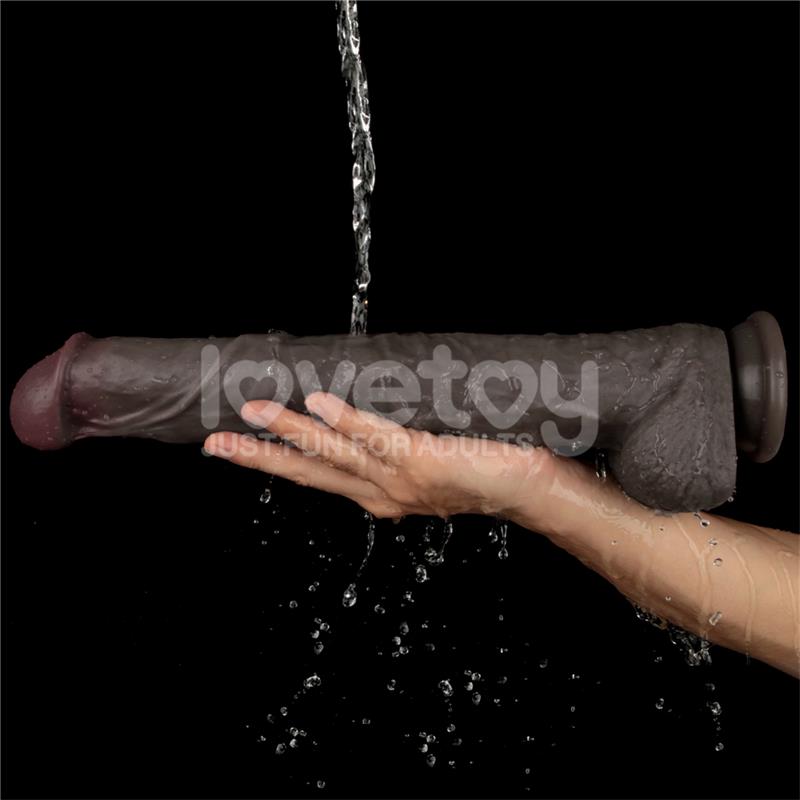 Dildo Dual Layered Articulable XXL 14.5 - Imagen 12