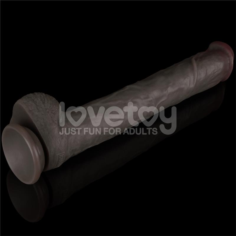 Dildo Dual Layered Articulable XXL 14.5 - Imagen 8