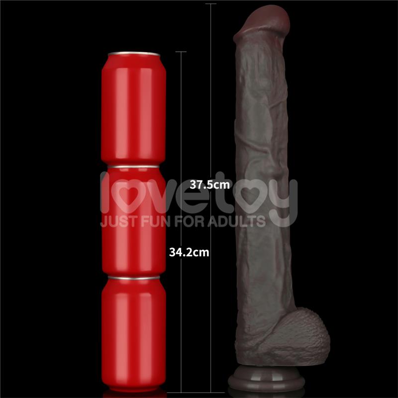 Dildo Dual Layered Articulable XXL 14.5 - Imagen 10