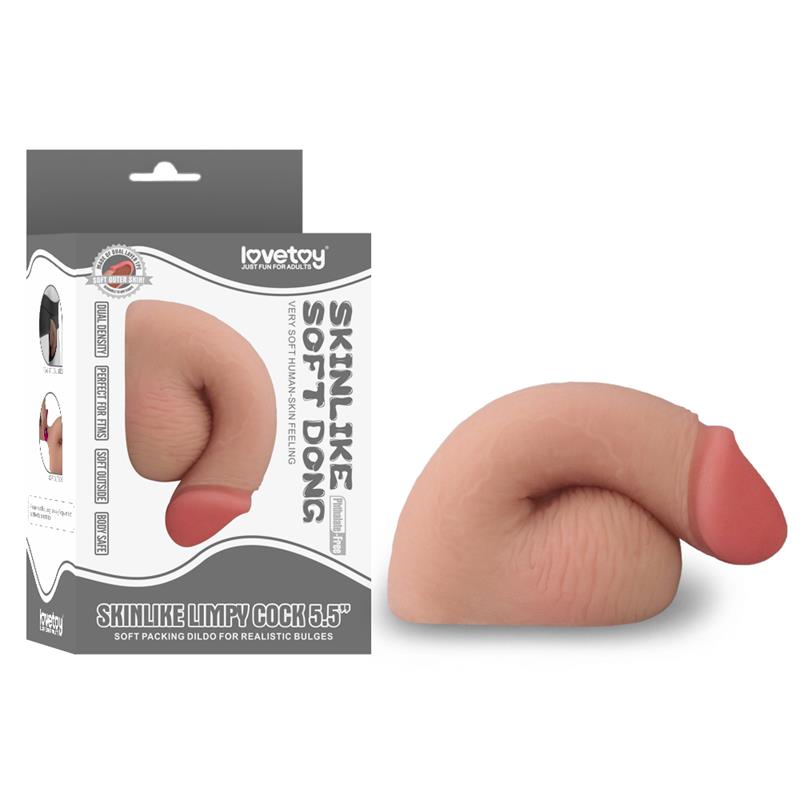Dildo Limpy 100% Flexible 5.5 Natural - Imagen 6