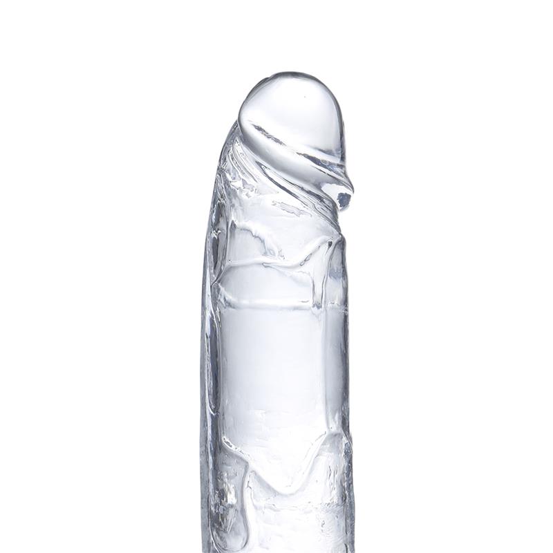 Dildo Realista con Testículos Material Cristalino 20 cm - Imagen 7