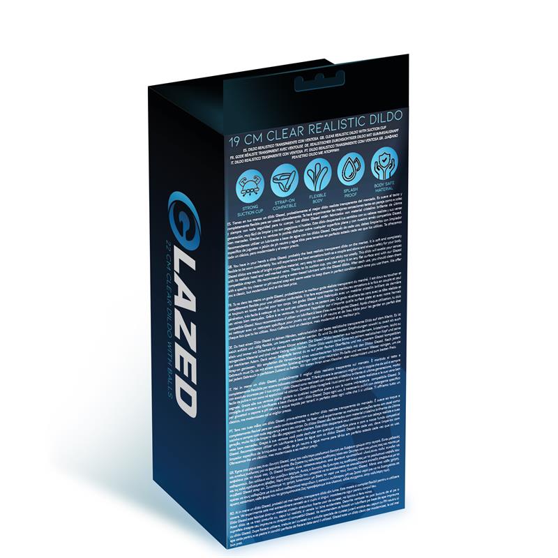 Dildo Realista Material Cristalino 19 cm - Imagen 4