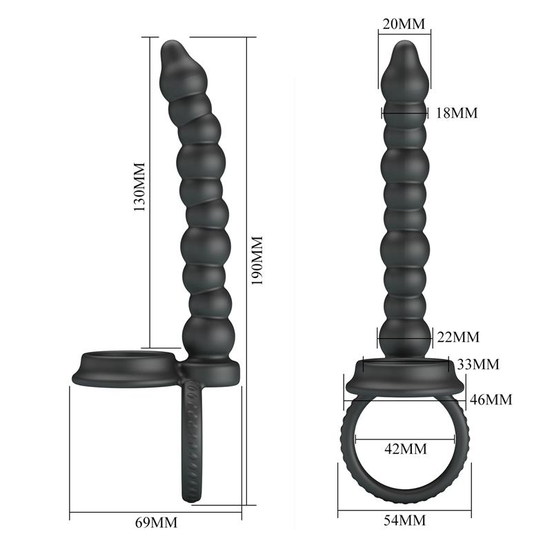Dillion Cadena Anal con Anillo para el Pene - Imagen 9