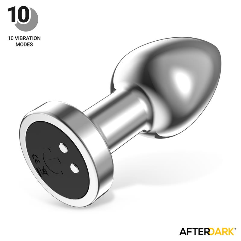 Dimpor Plug Anal Cromado con Vibración USB Magnético Talla L - Imagen 6