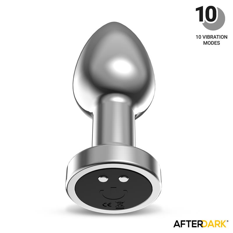 Dimpor Plug Anal Cromado con Vibración USB Magnético Talla S - Imagen 9