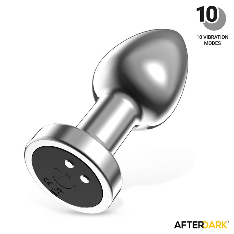 Dimpor Plug Anal Cromado con Vibración USB Magnético Talla S - Imagen 11