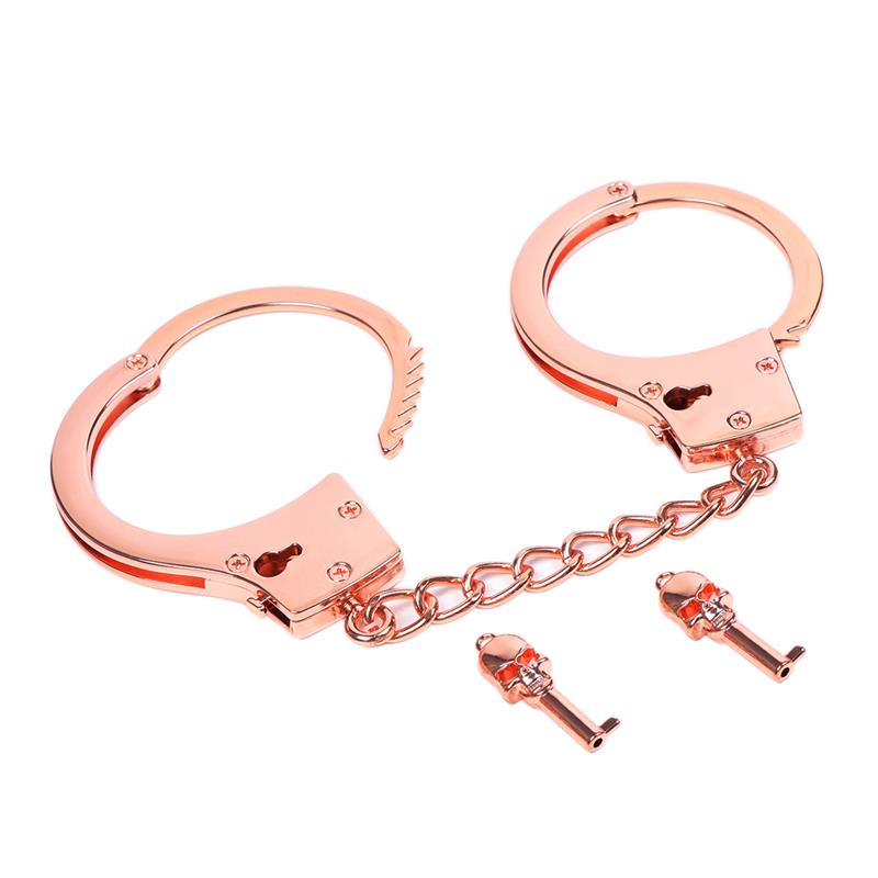 Esposas Oro Rosa con Llaves de Calavera - Imagen 9
